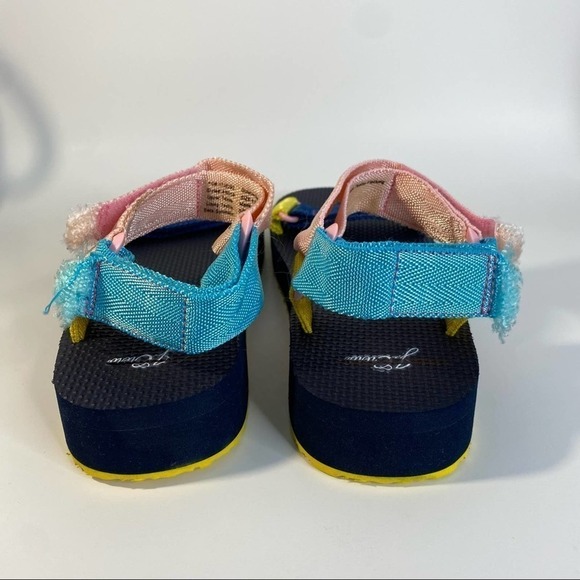 NWOB J. Crew Sporty Strap Sandals in Colorblock size 8.5 - Picture 5 of 8